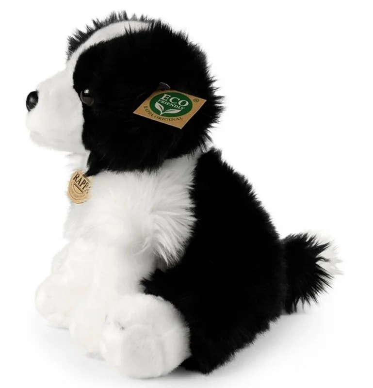 Marionnette Gant Border Collie Hansa - Peluche Réaliste - Taille M - Collection